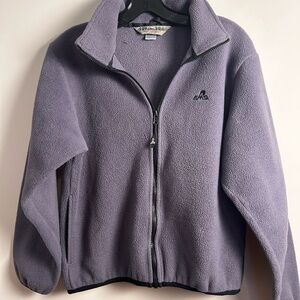 EMS Woman's Purple Fleece Zip-Up Jacket